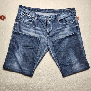 BUFFALO David Bitton Six Jeans 42 x 34 (42 x 27) Slim Straight Leg Blue Denim